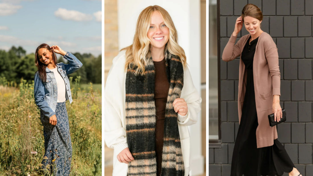 How to Layer Modest Dresses for Fall and Winter