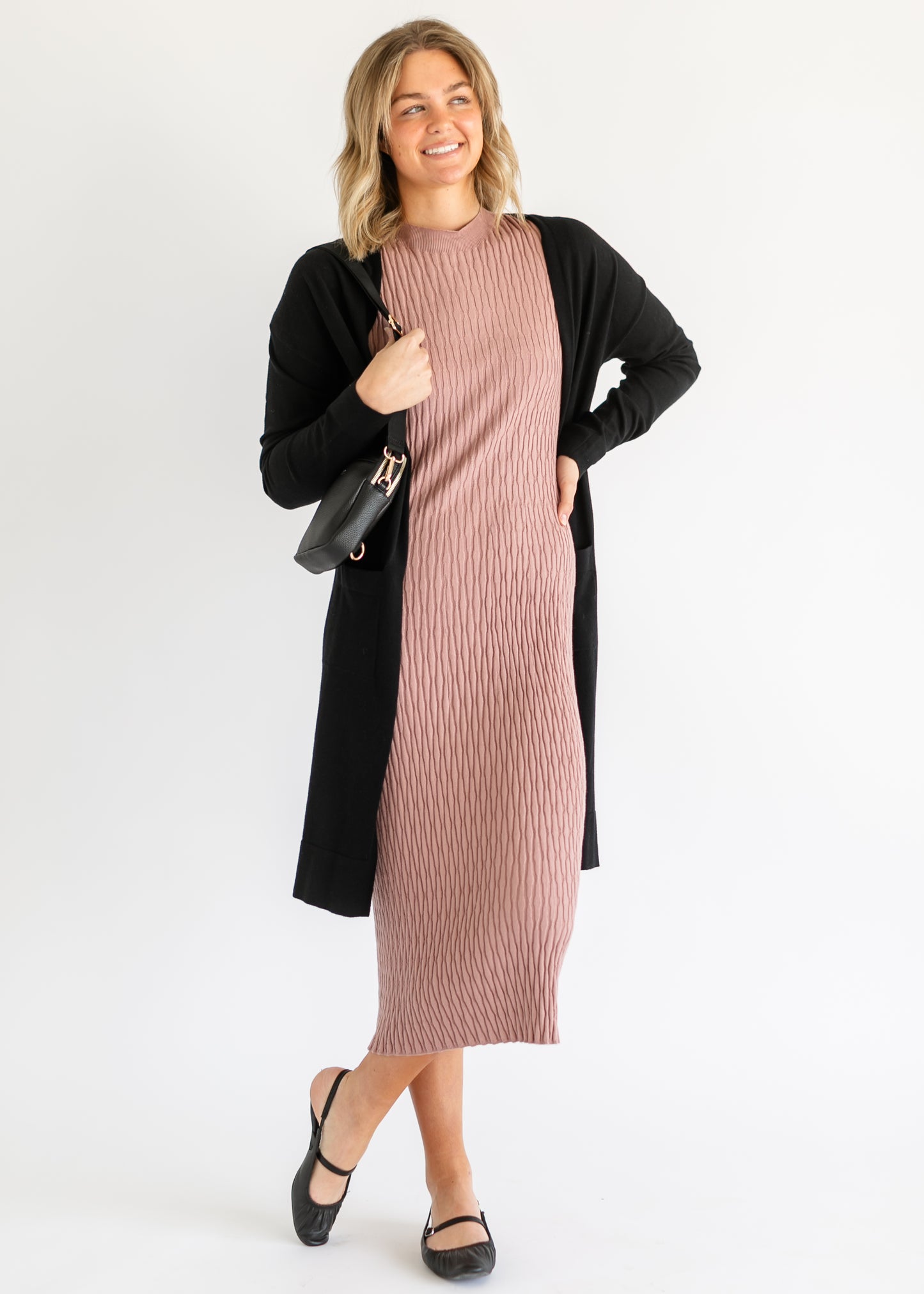 Essential Long + Soft Cardigan IC Tops