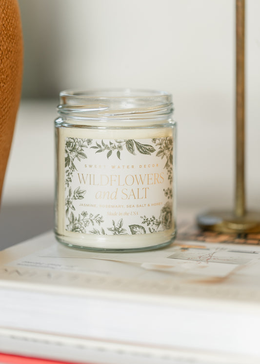 Wildflowers and Salt 9oz Soy Candle