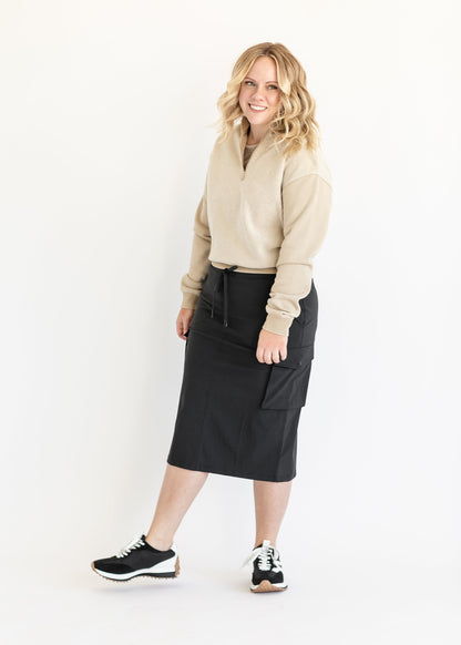 Adjustable Cargo Midi Skirt FF Skirts