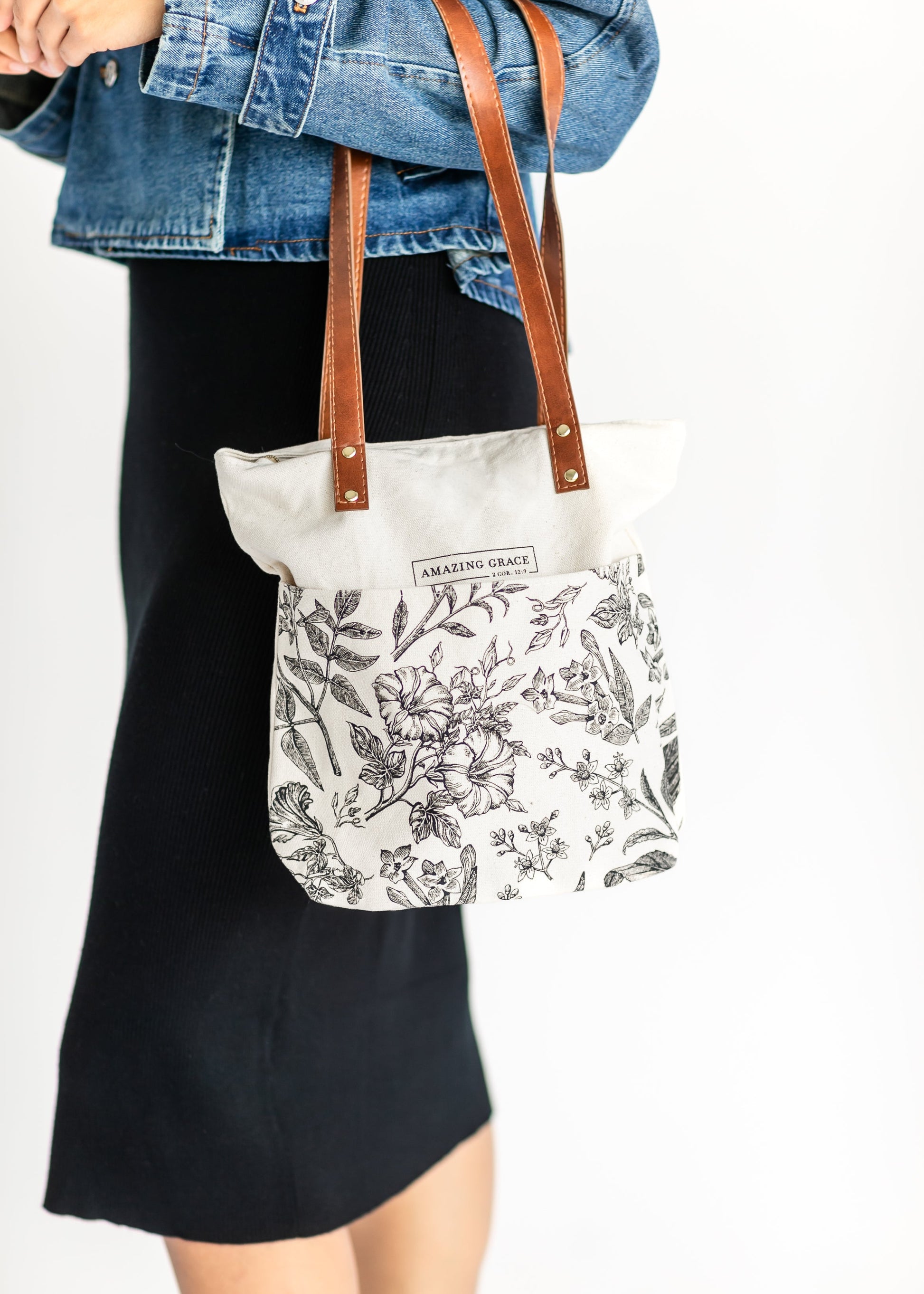 Amazing Grace Canvas Tote Bag Accessories