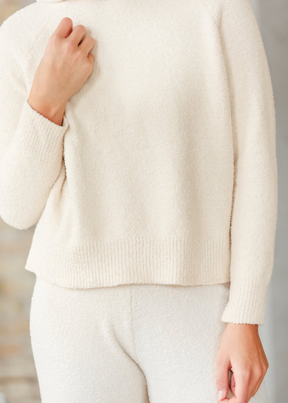 Amelia Lux Soft Knit Lounge Top FF Tops