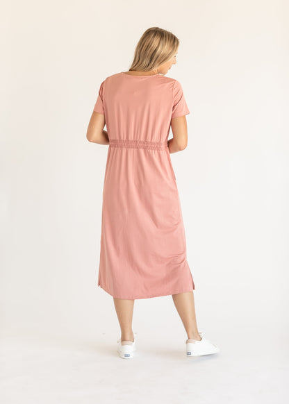 Ashley Short Sleeve Midi Dress IC Dresses