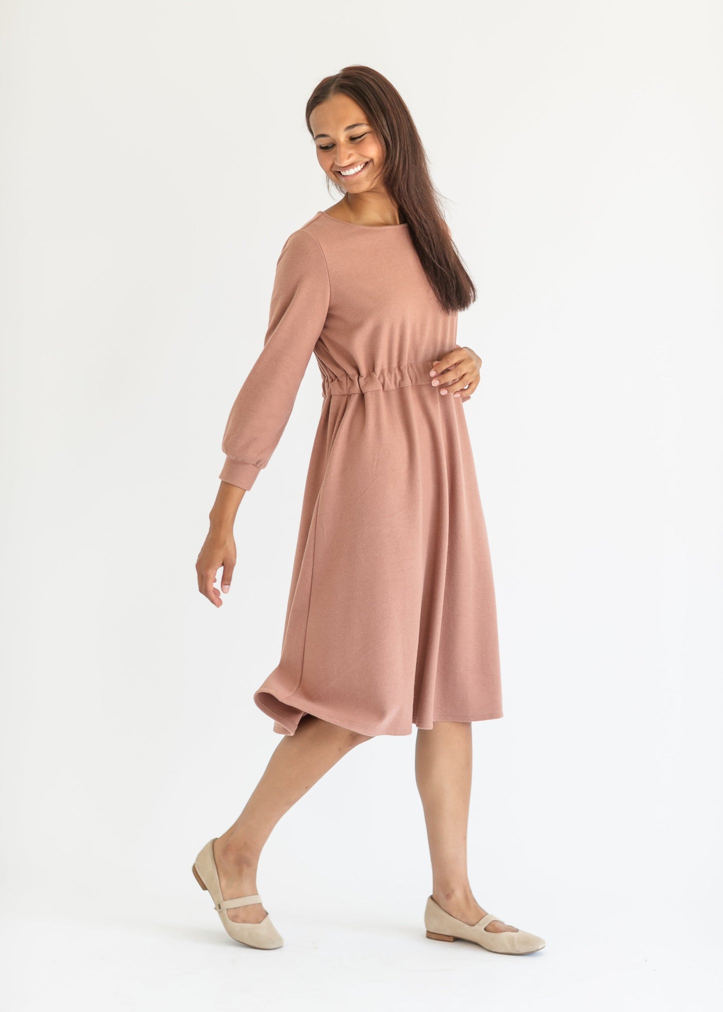 Blair Long Sleeve Midi Dress IC Dresses