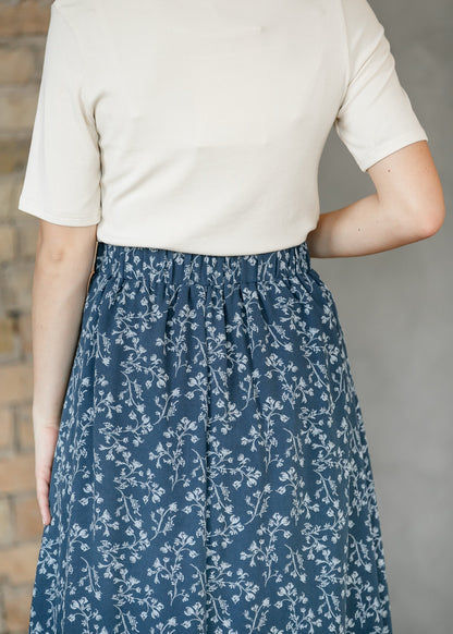 Braylyn Floral Midi Skirt IC Skirts