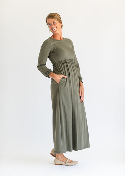 Brie Long Sleeve Maxi Dress IC Dresses