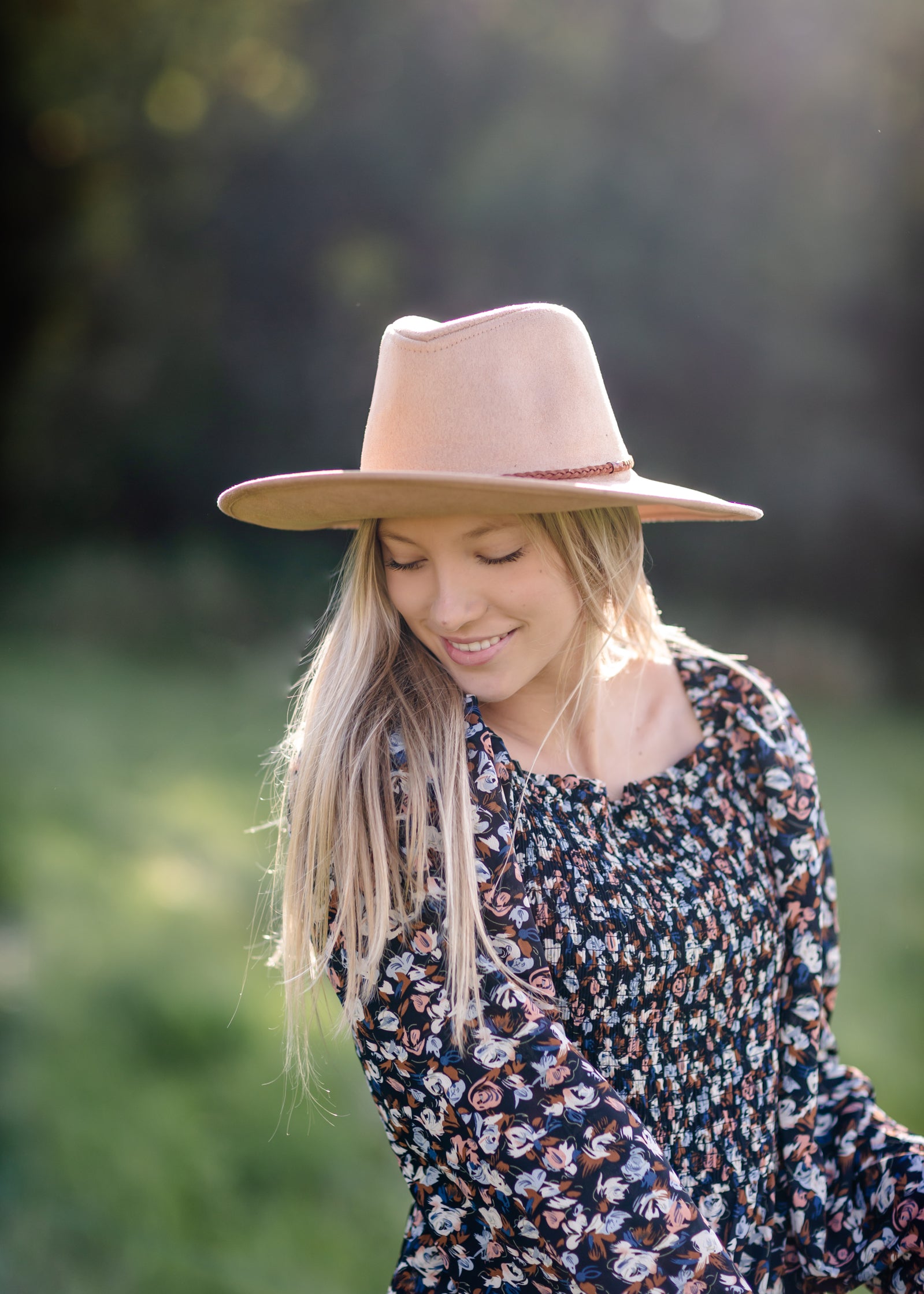 Camel Wide Brim Panama Hat - FINAL SALE Accessories