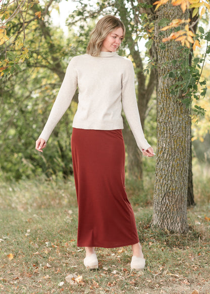 Clarise Premium Knit Maxi Skirt IC Skirts