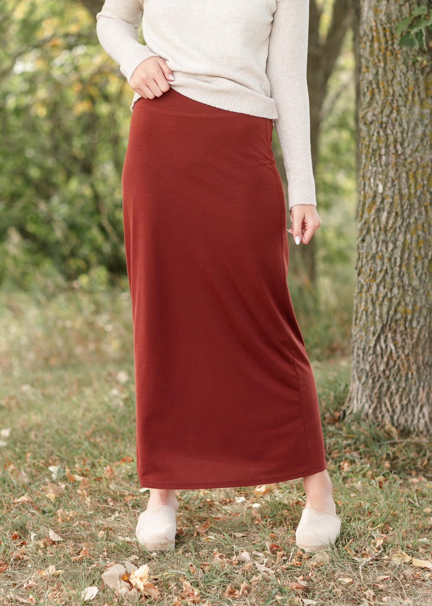 Clarise Premium Knit Maxi Skirt IC Skirts