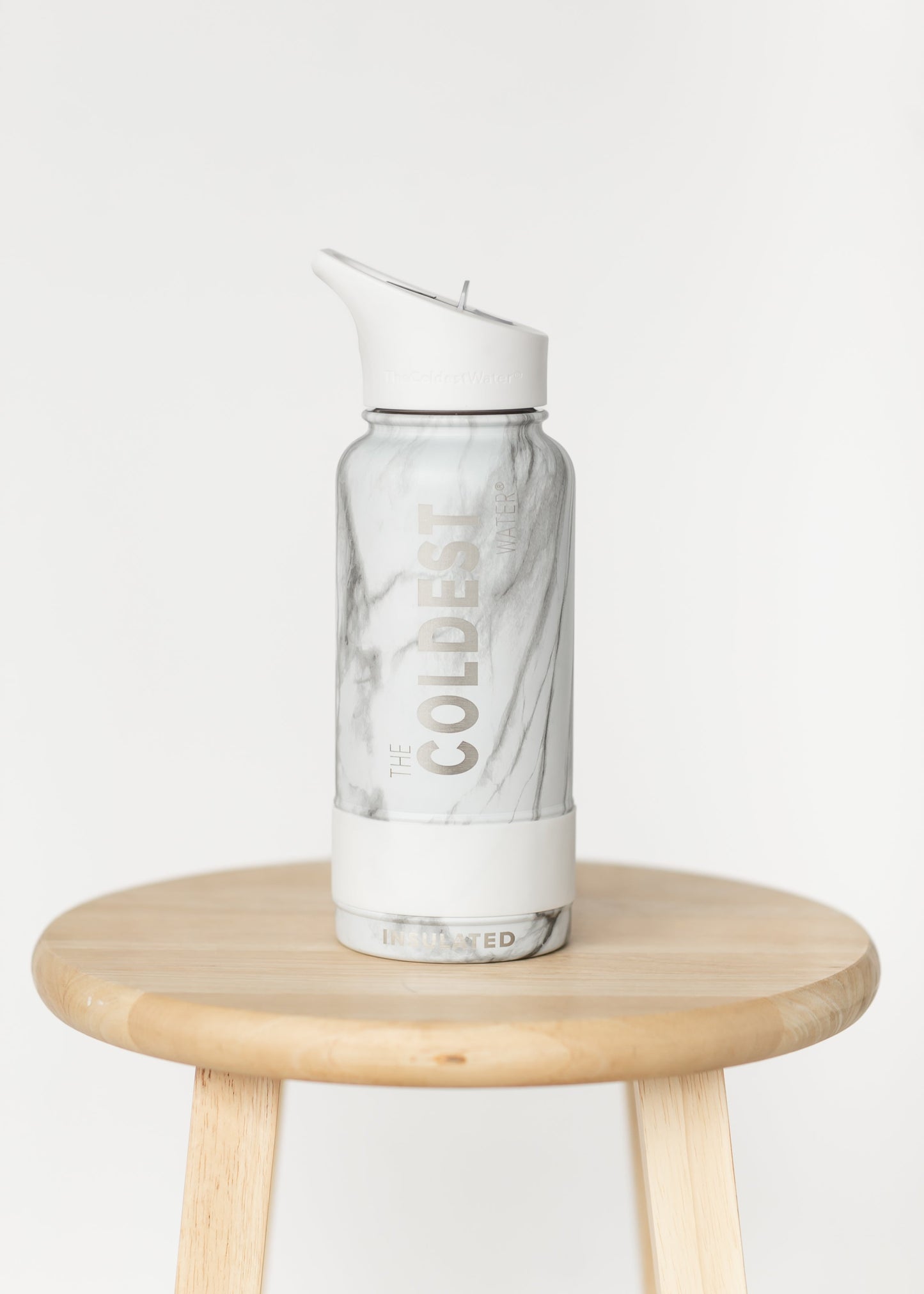 Coldest 32oz Sports Water Bottle Gifts Carrara Marble