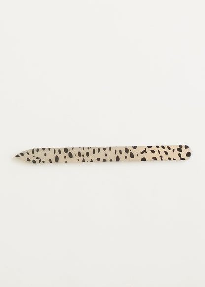 Colorful Glass Nail File Accessories Cheetah