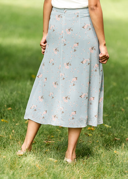 Della Floral Midi Skirt IC Skirts