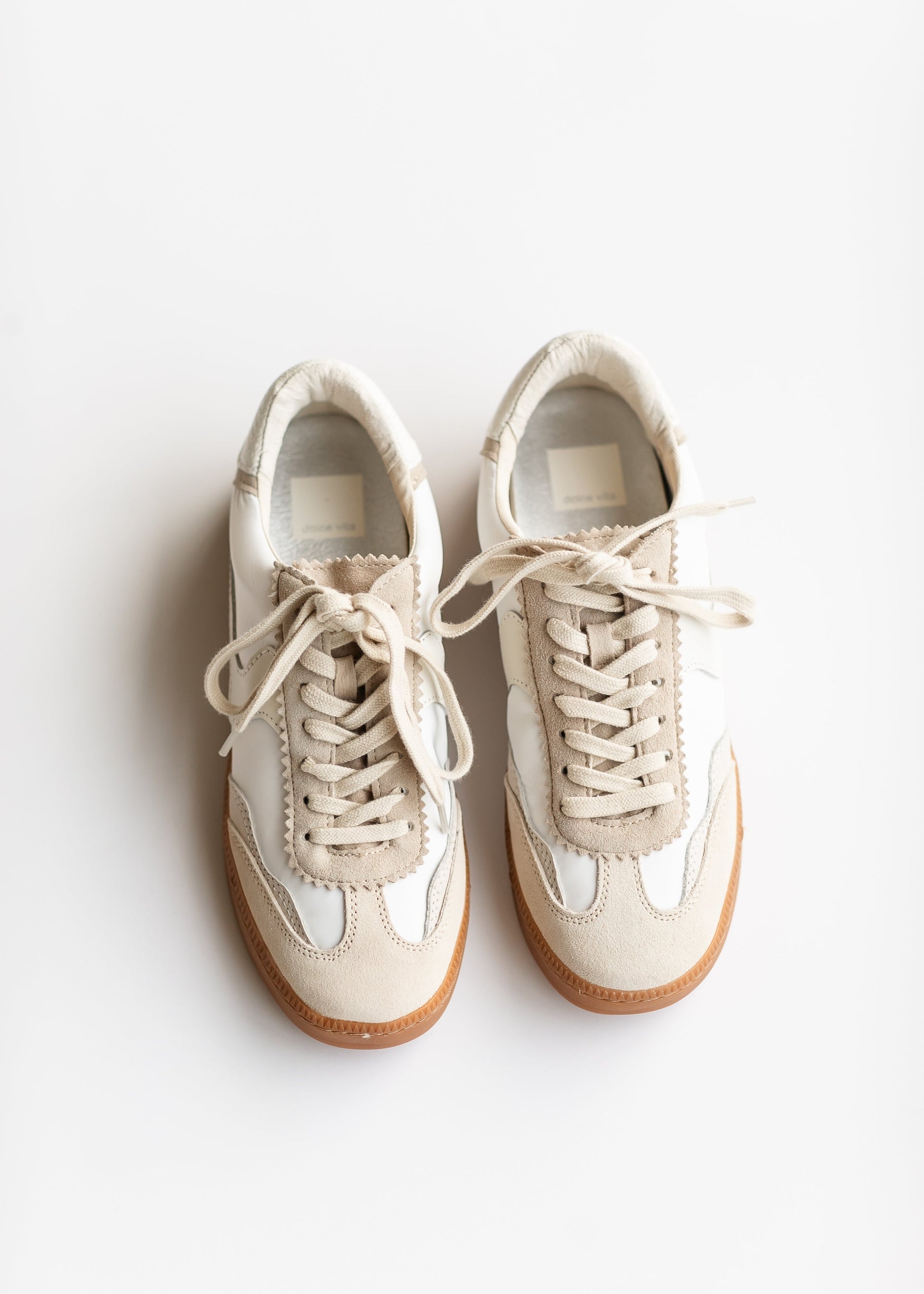 Dolce Vita Notice Ivory Multi Nylon Sneakers Shoes