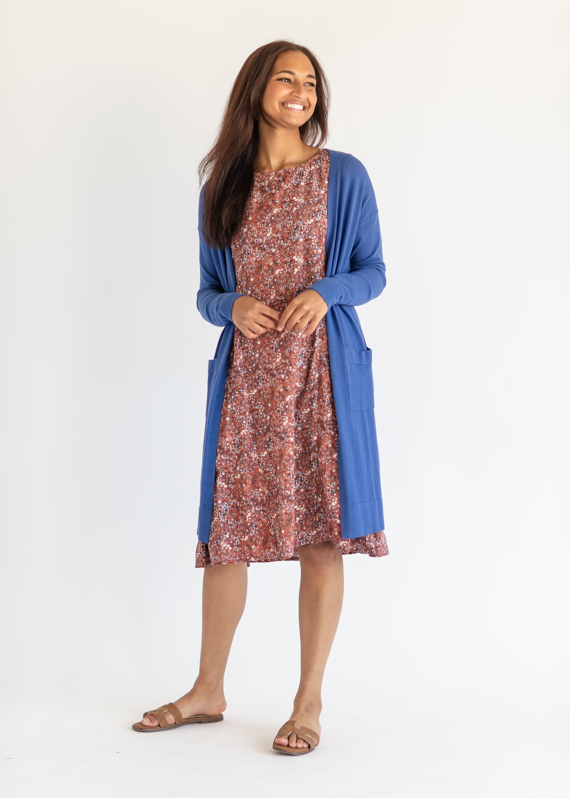 Essential Long + Soft Cardigan IC Tops