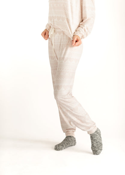 Fairisle Heart Loungewear Bottoms FF Tops