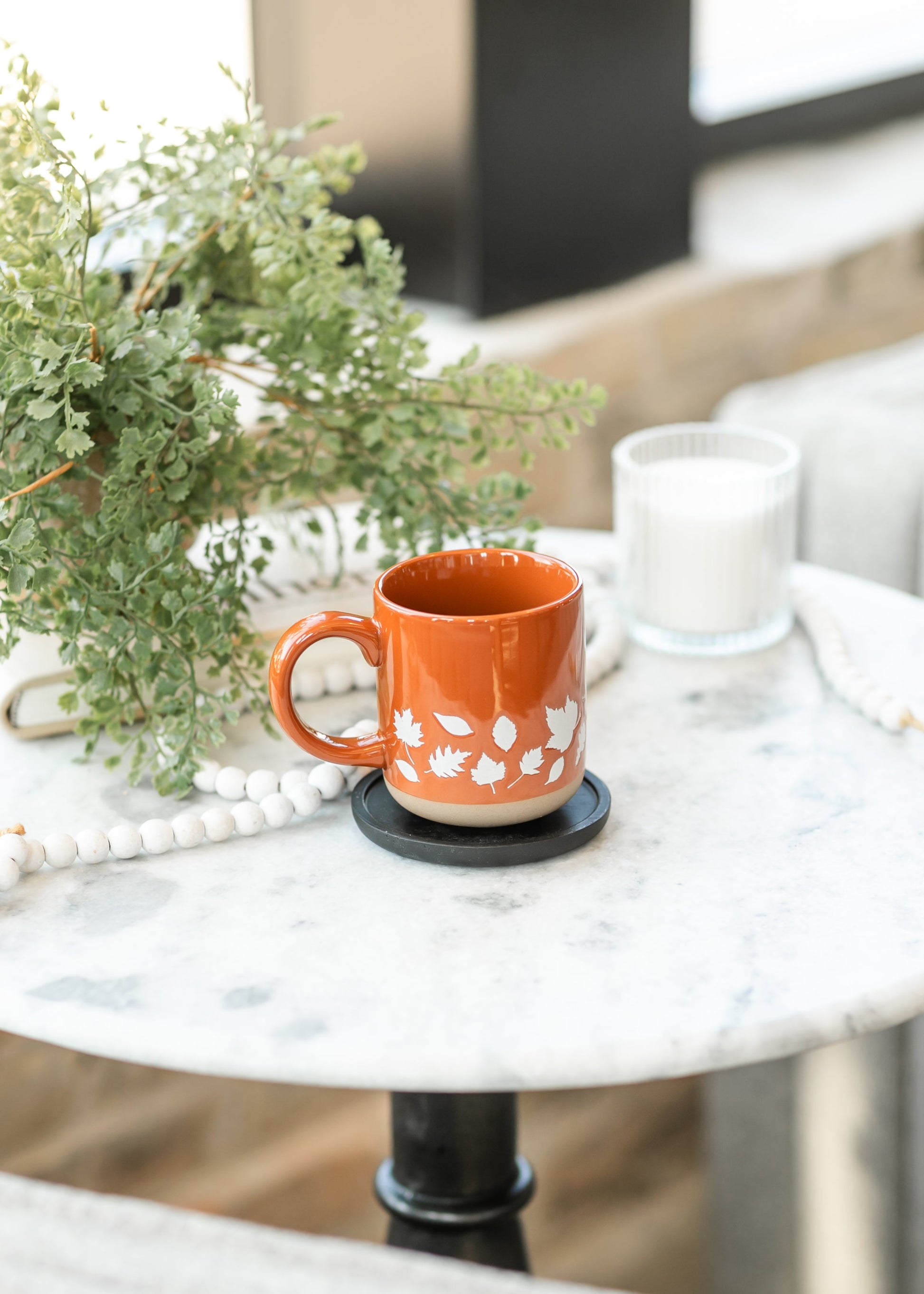 Fall Leaves Stoneware Coffee Mug Gifts