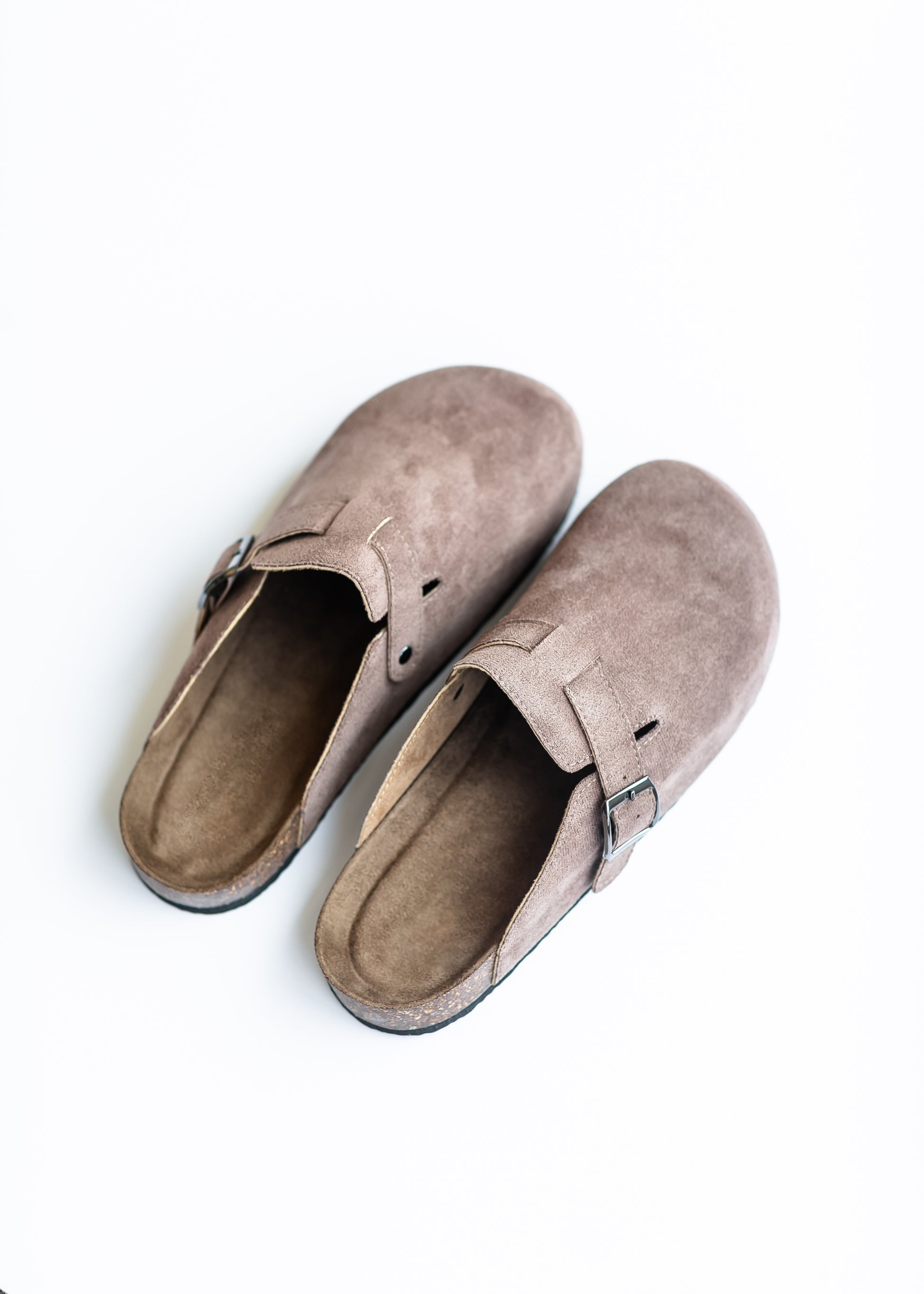 Faux Suede Clog Slip-on Shoe Shoes