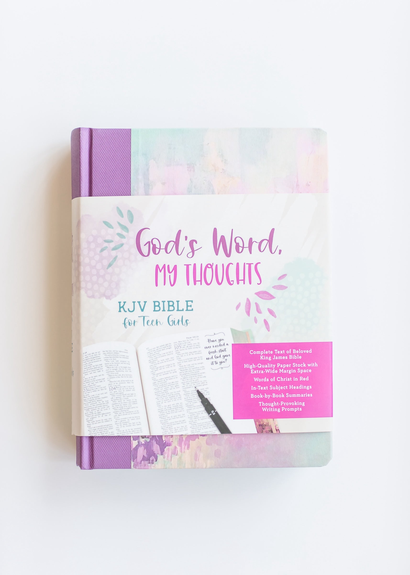 God's Word, My Thoughts KJV Bible for Teen Girls Gifts