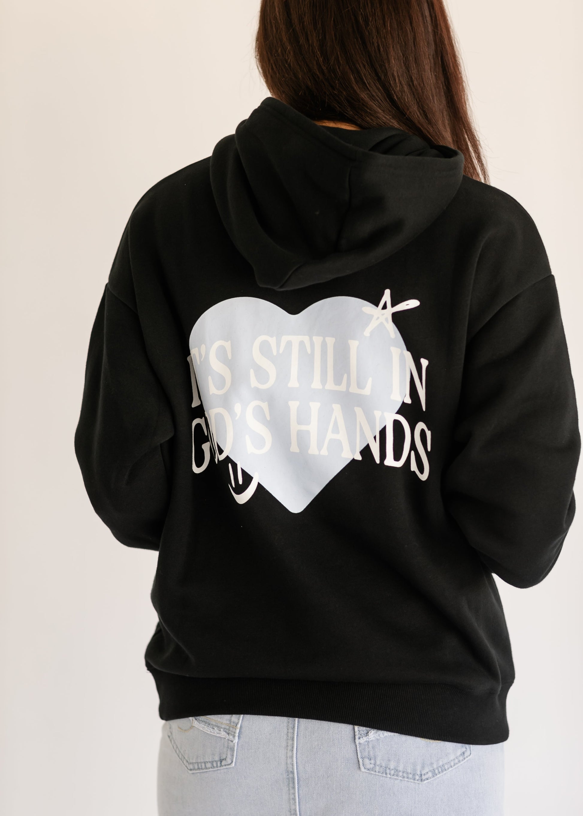 In God's Hands Unisex Hoodie Sweatshirt FF Tops