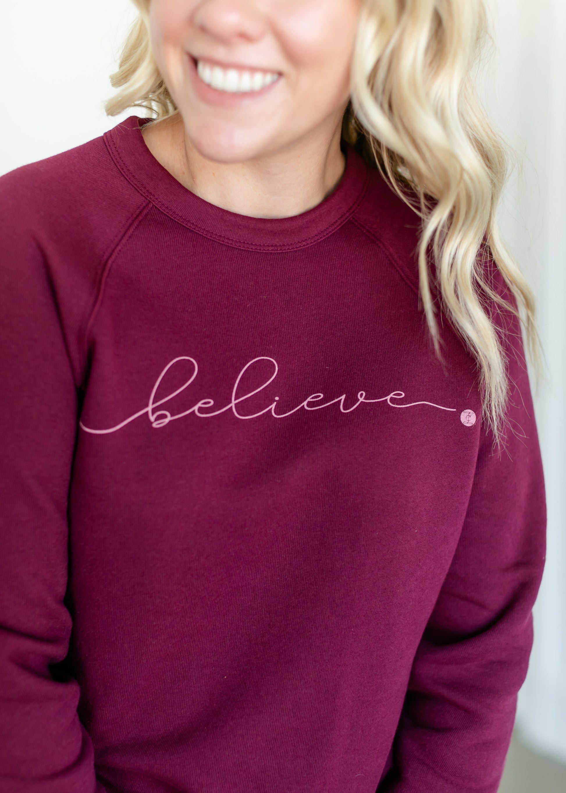 Inherit Believe Graphic Crewneck Sweatshirt IC Tops