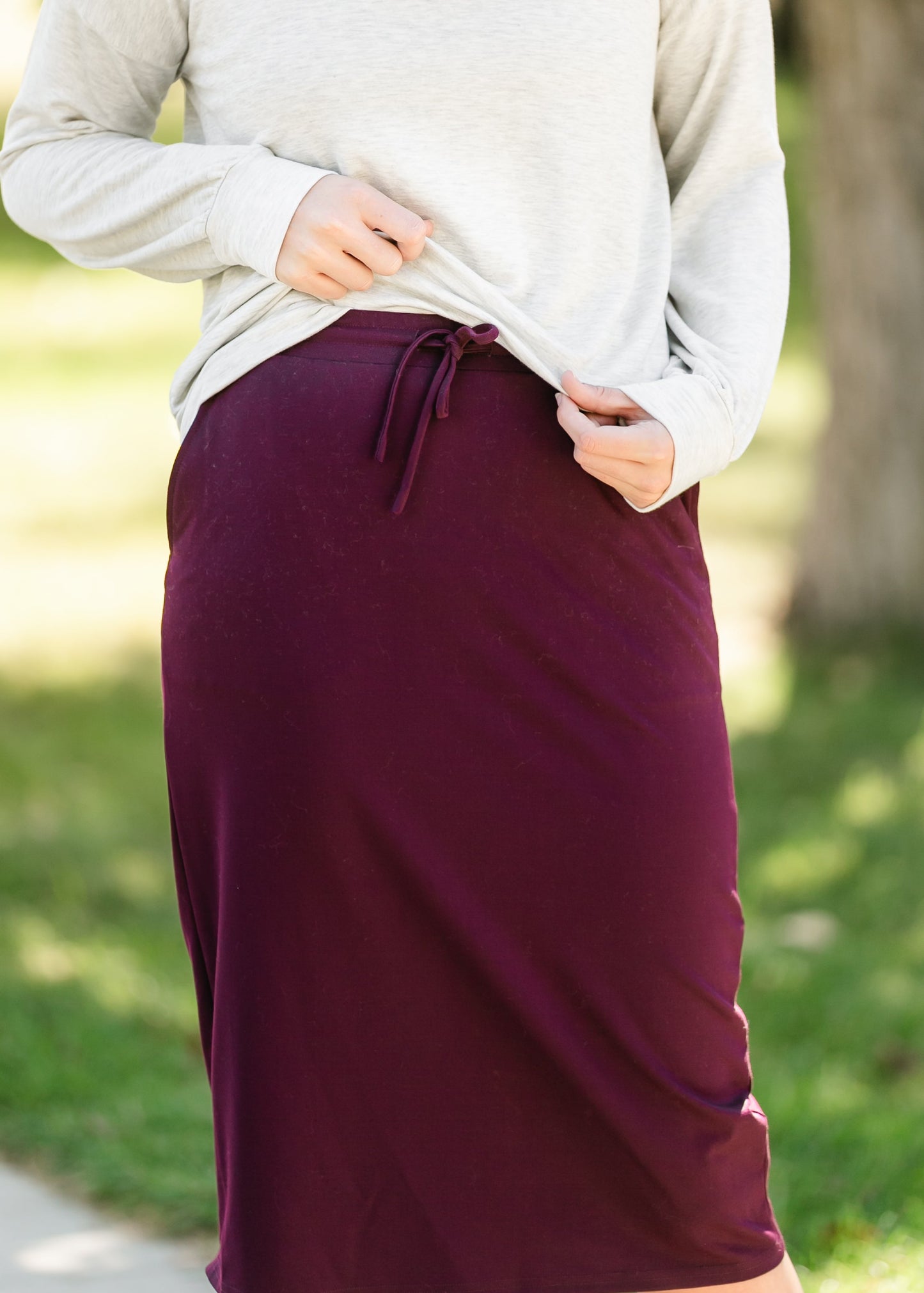 Jordan Knit Midi Skirt IC Skirts