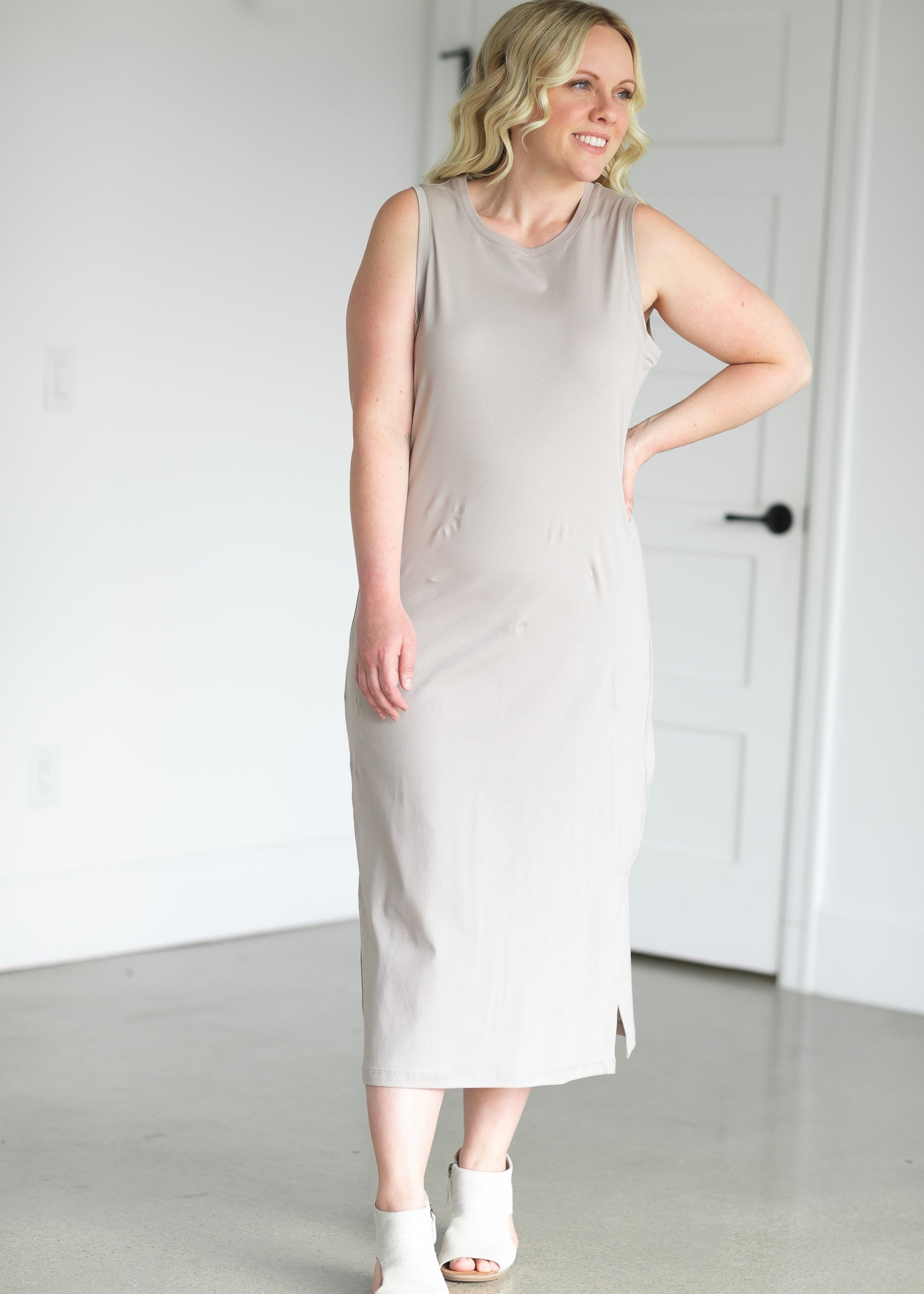 Kaia Cotton Midi Dress Dresses