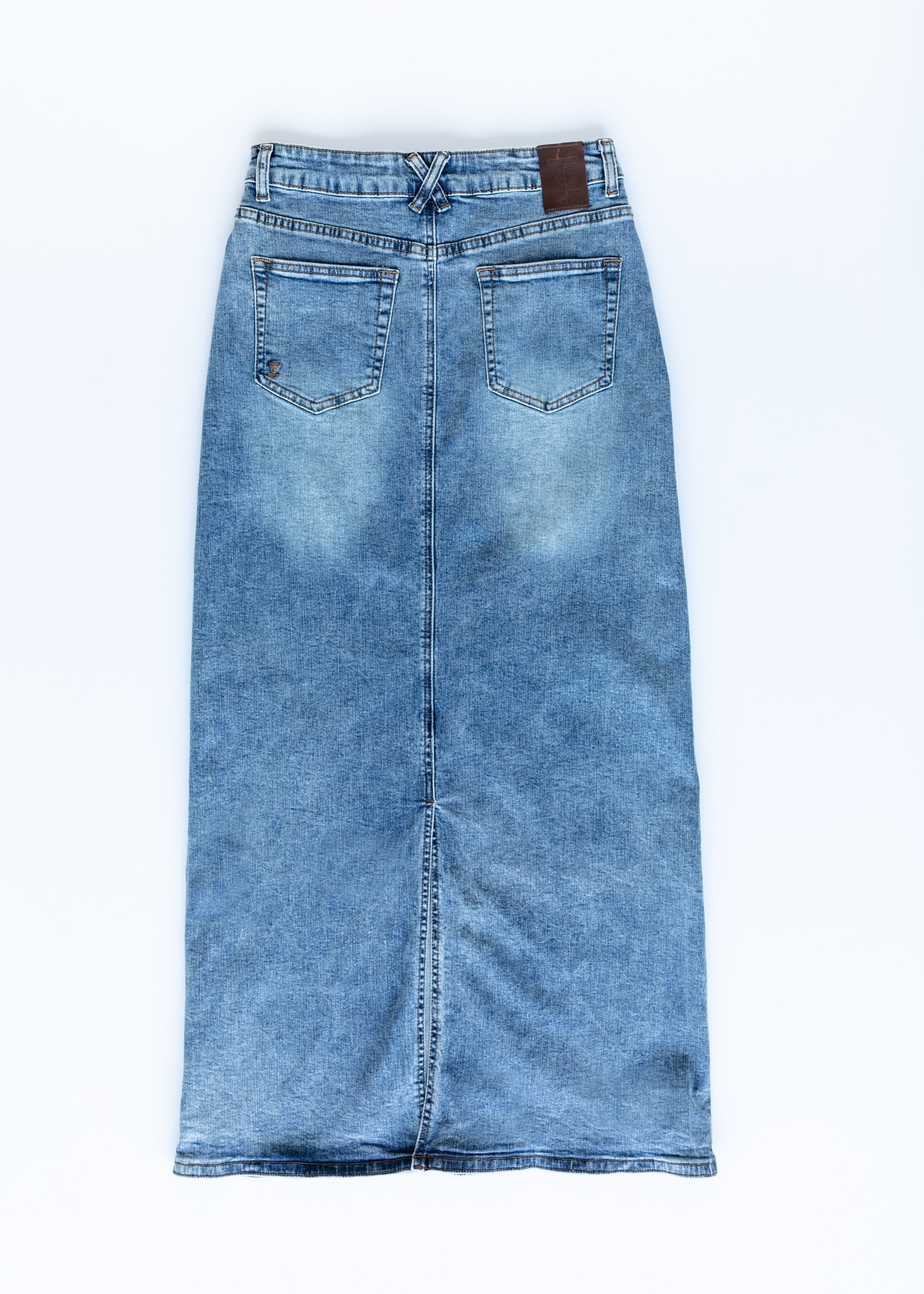 Kyra Long Denim Skirt IC Skirts