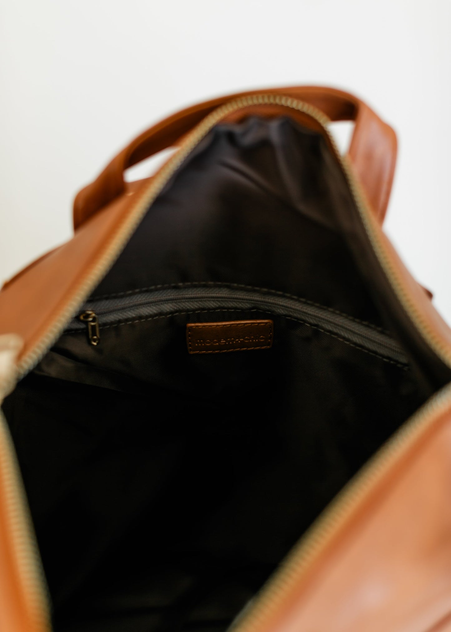 Large Vegan Leather Backpack Accessories