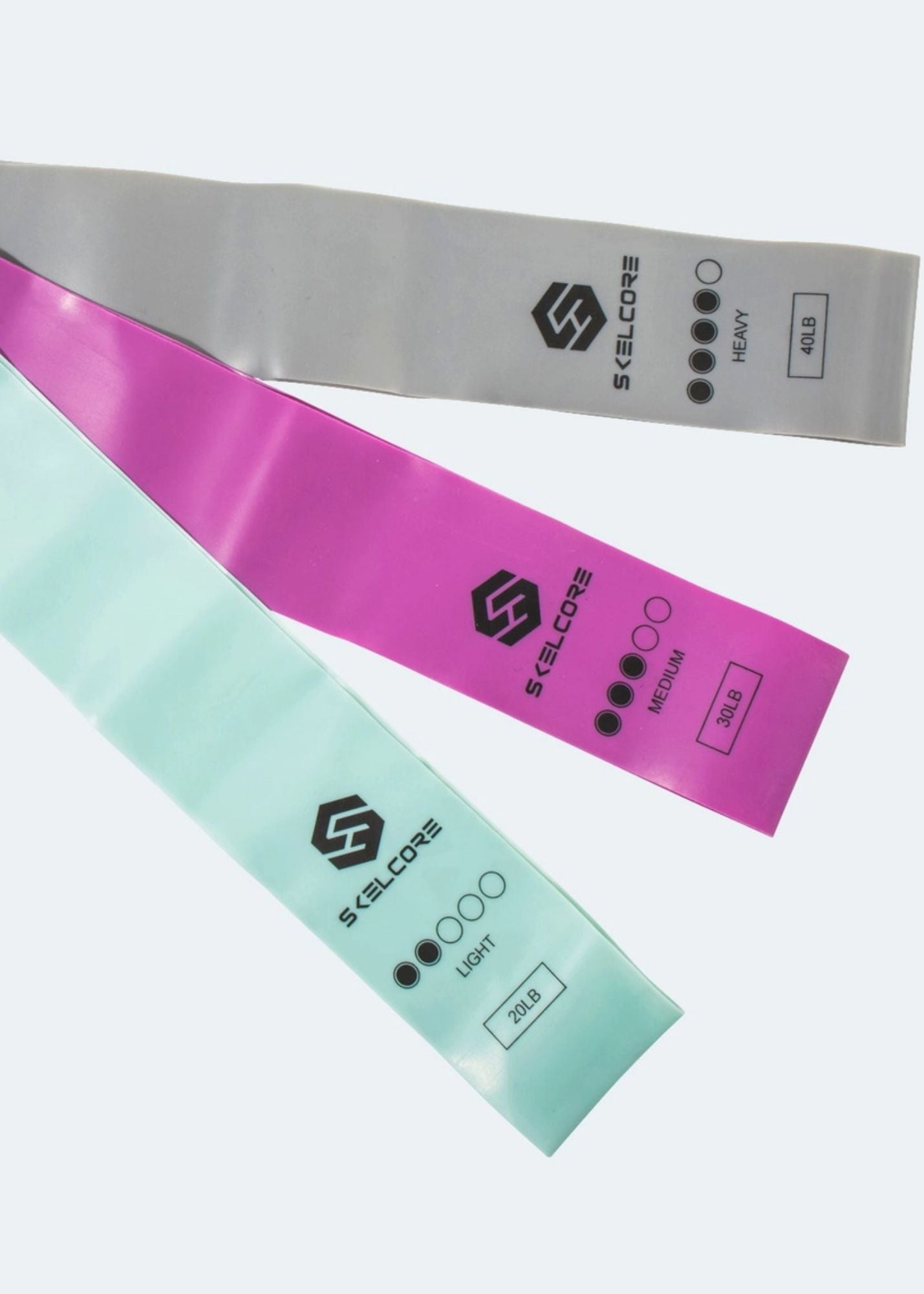 Latex-Free Fitness Loop Bands 3pc Set Gifts