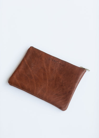 Leather Zipper Pouch Accessories