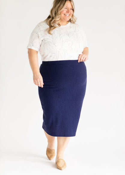 Lennon Ribbed Knit Skirt IC Skirts