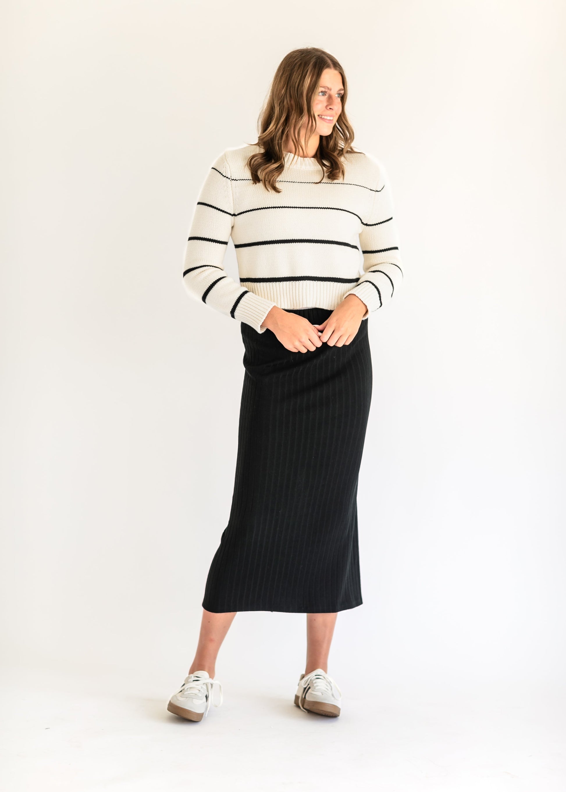 Louisa Ribbed Maxi Skirt FF Skirts