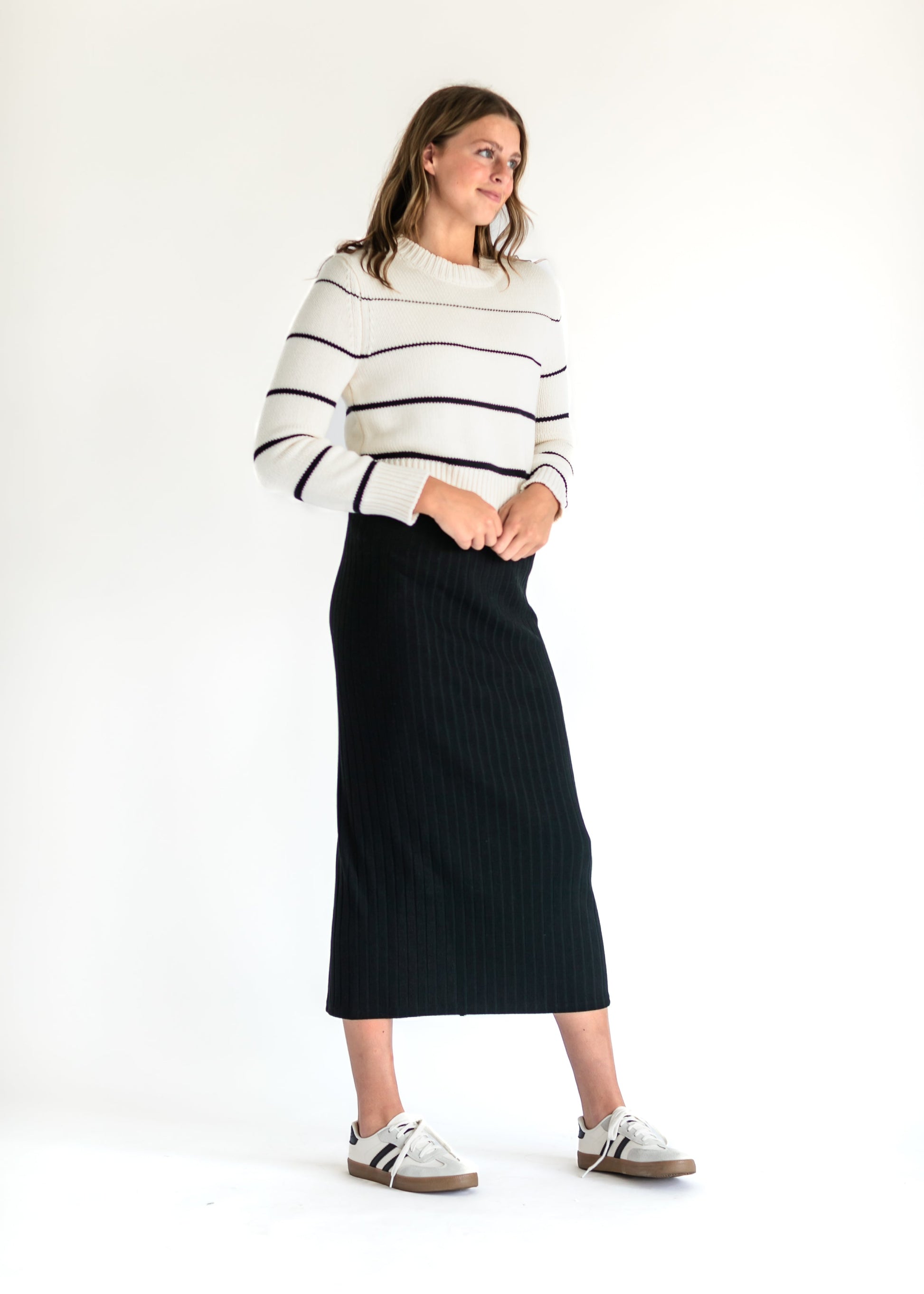 Louisa Ribbed Maxi Skirt FF Skirts