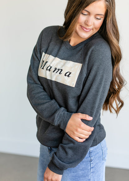 Mama Graphic Crewneck Sweatshirt IC Tops