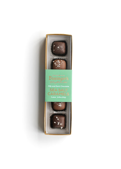 Milk & Dark Chocolate Sea Salt Caramels Flight Gifts