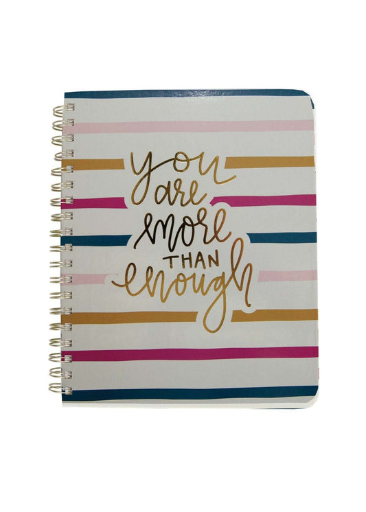 More Than Enough Spiral Journal-FINAL SALE FF Home + Lifestyle