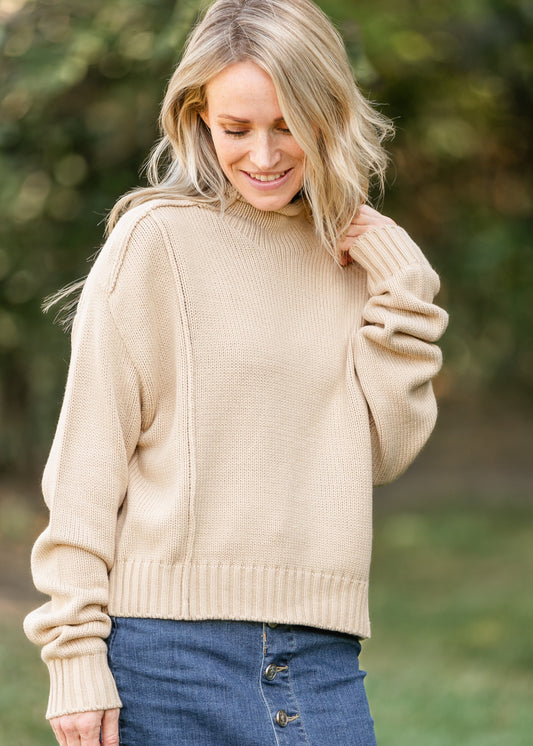 Nash Reverse Seam Knit Sweater FF Tops