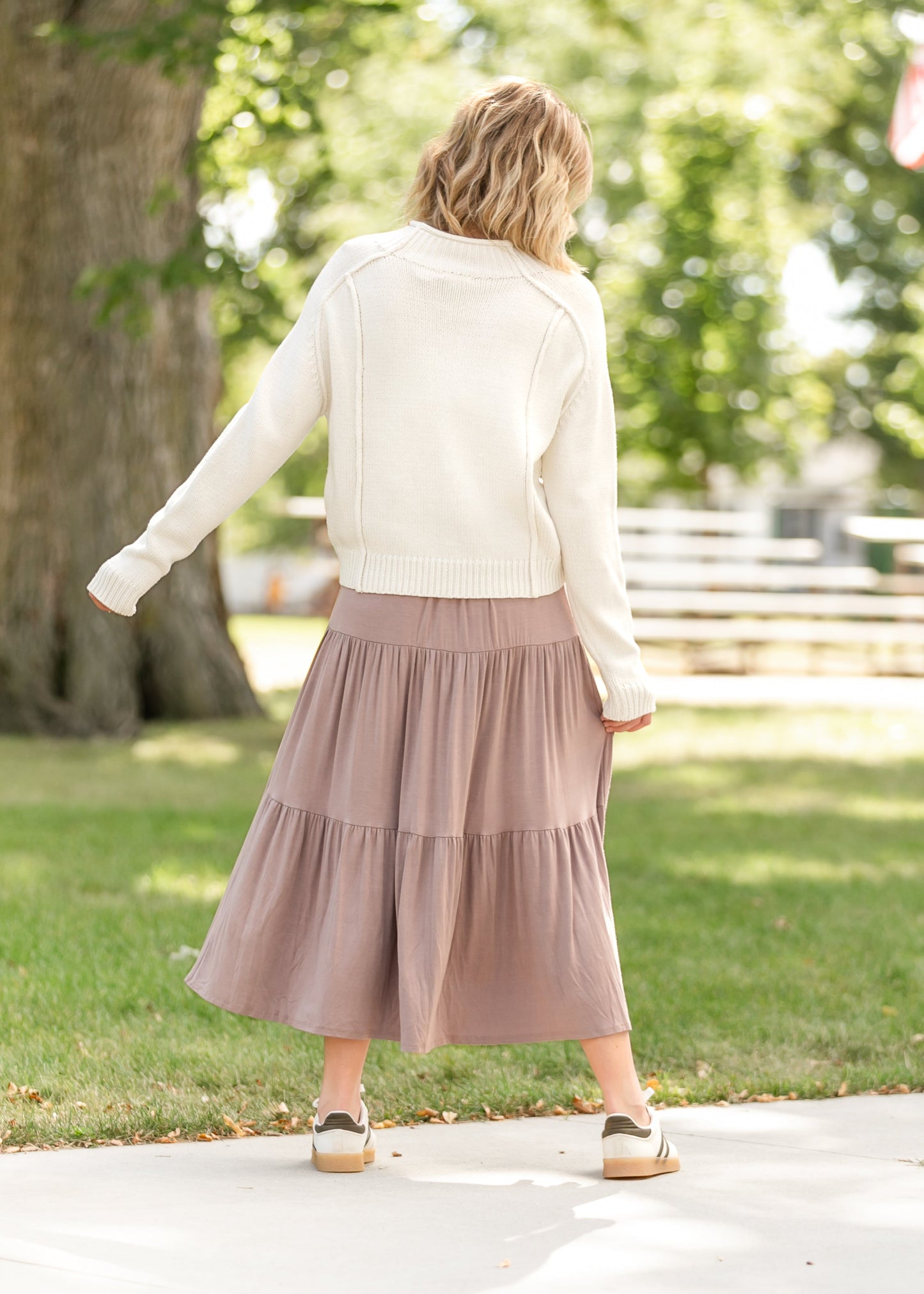 Nellie Tiered Maxi Skirt FF Skirts