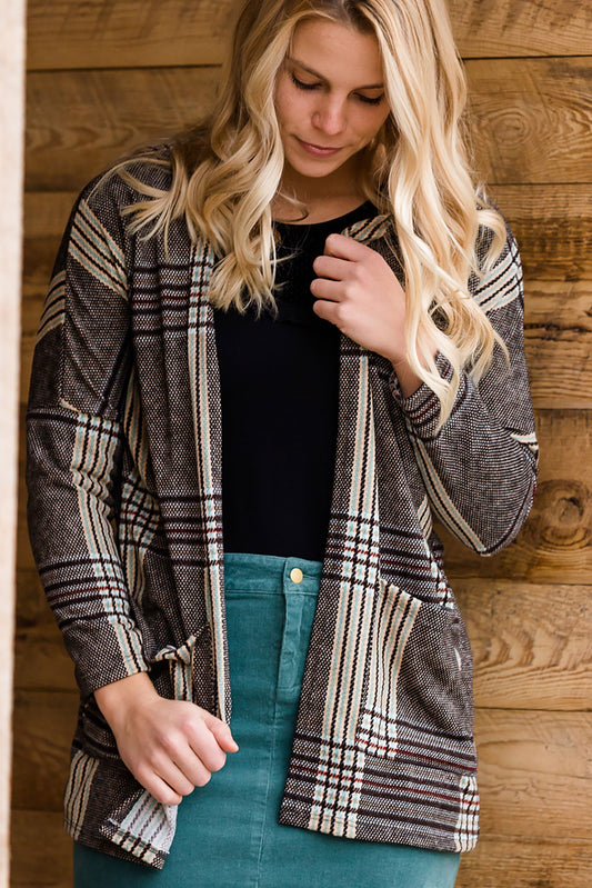 Patch Pocket Plaid Cardigan - FINAL SALE FF Layering Essentials