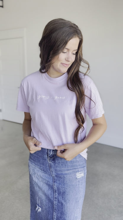 Glory and Grace Crewneck T-shirt - FINAL SALE