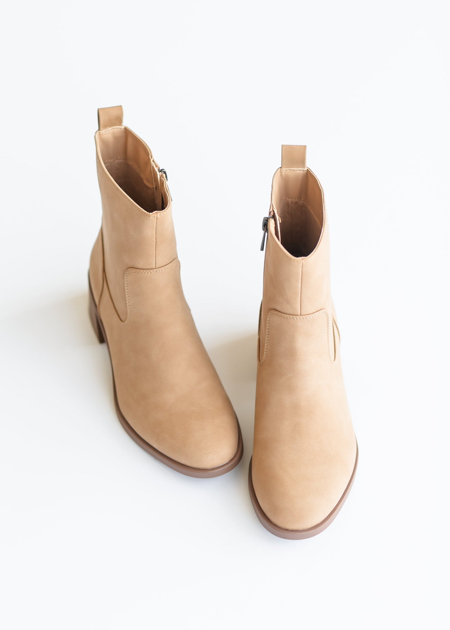 Pull On Ankle Booties Shoes