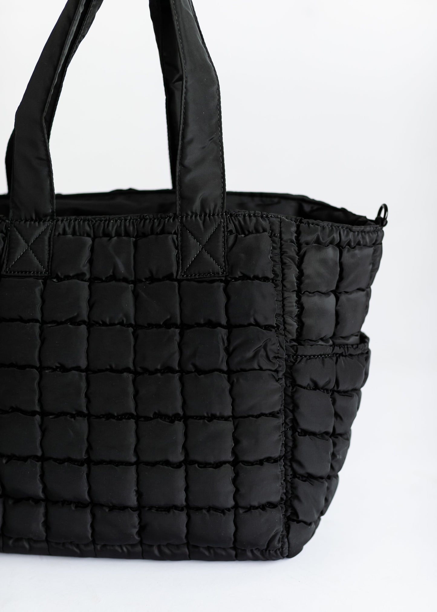 Quilted Nylon Large Tote Bag Accessories