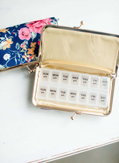 Romantic Floral Pill Case-FINAL SALE FF Home + Lifestyle