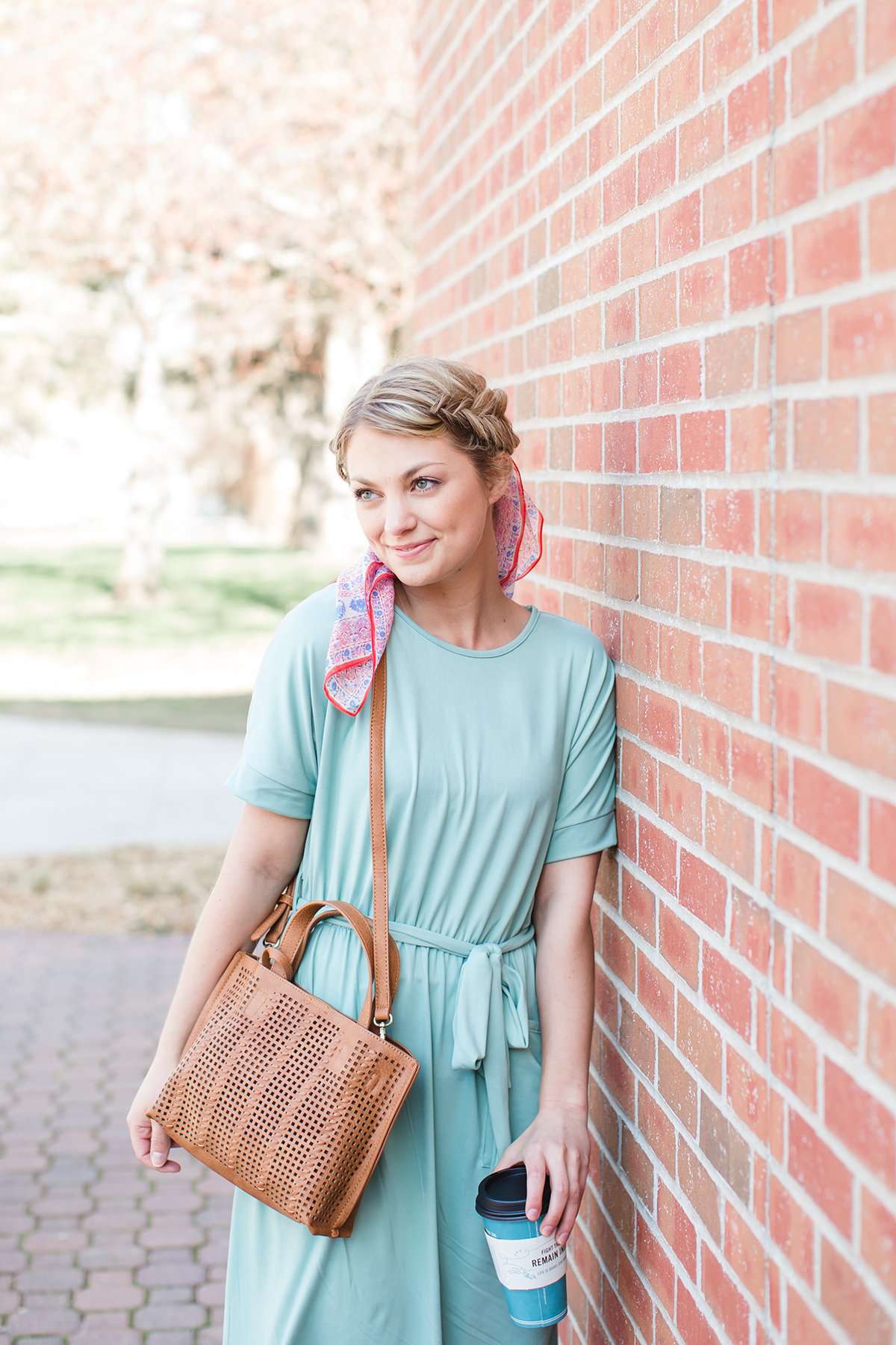 Sage Pocket and Sash Midi Dress - FINAL SALE Dresses