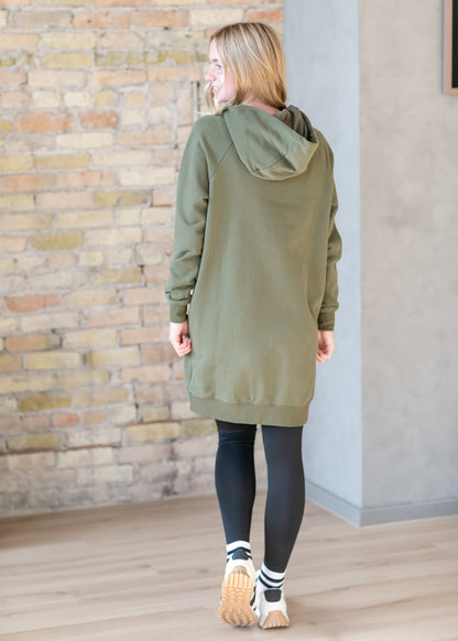 Scout Hooded Long Sleeve Sweatshirt Dress IC Dresses