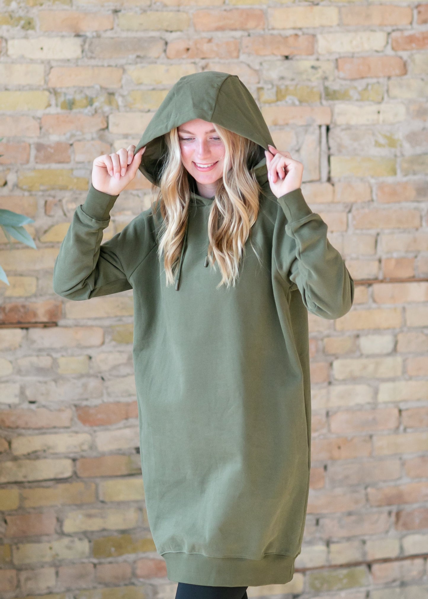 Scout Hooded Long Sleeve Sweatshirt Dress IC Dresses