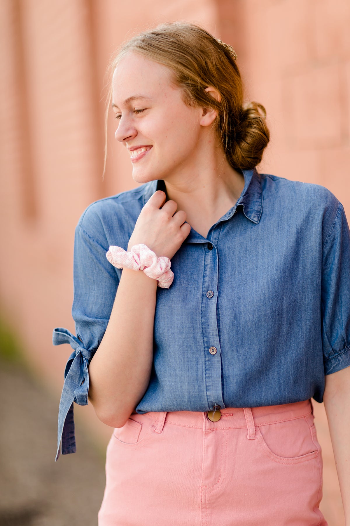 Scrunchie Style Hair Bands - FINAL SALE Accessories Bubblegum Floral