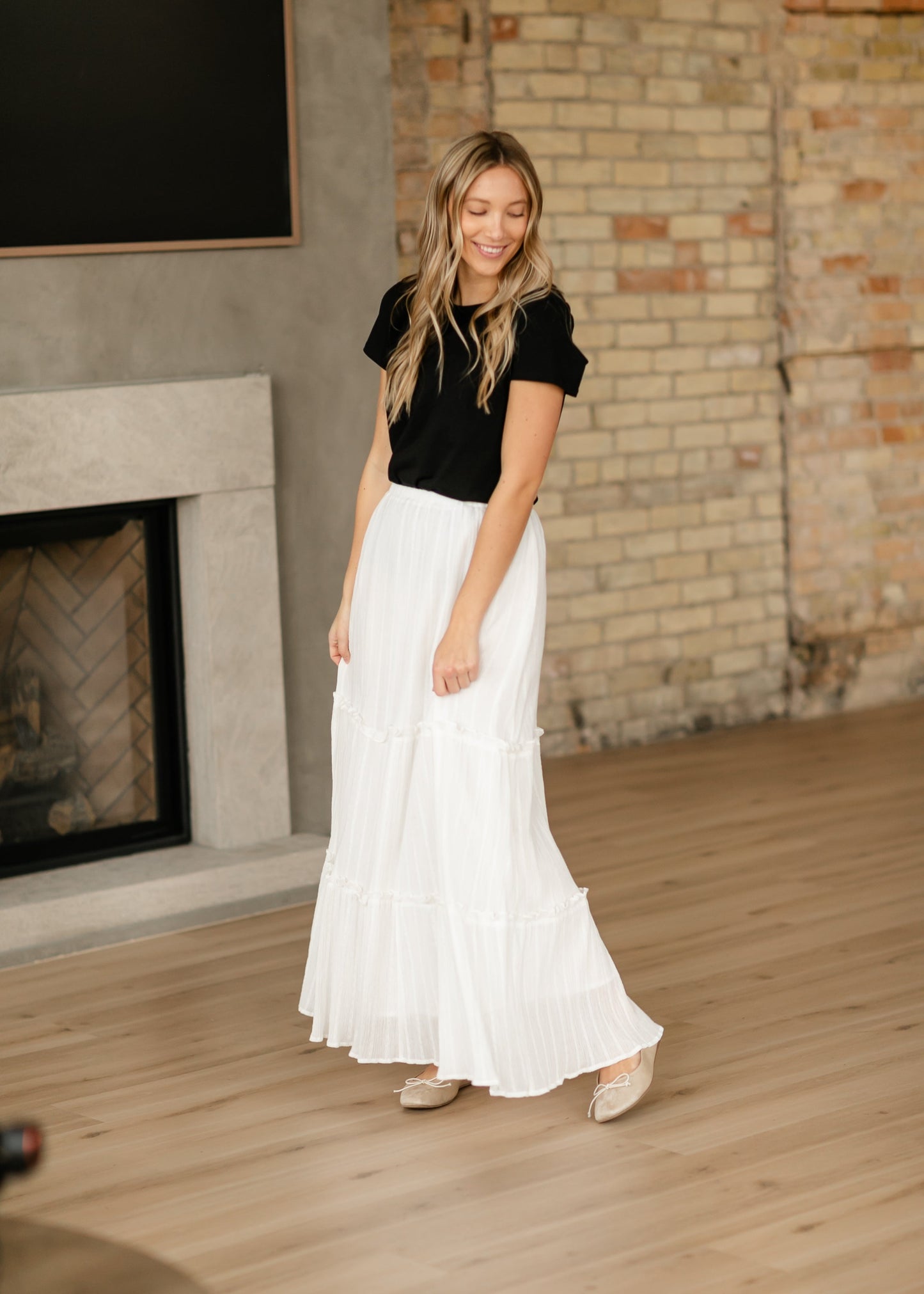 Serena Eyelet Lace Maxi Skirt IC Skirts