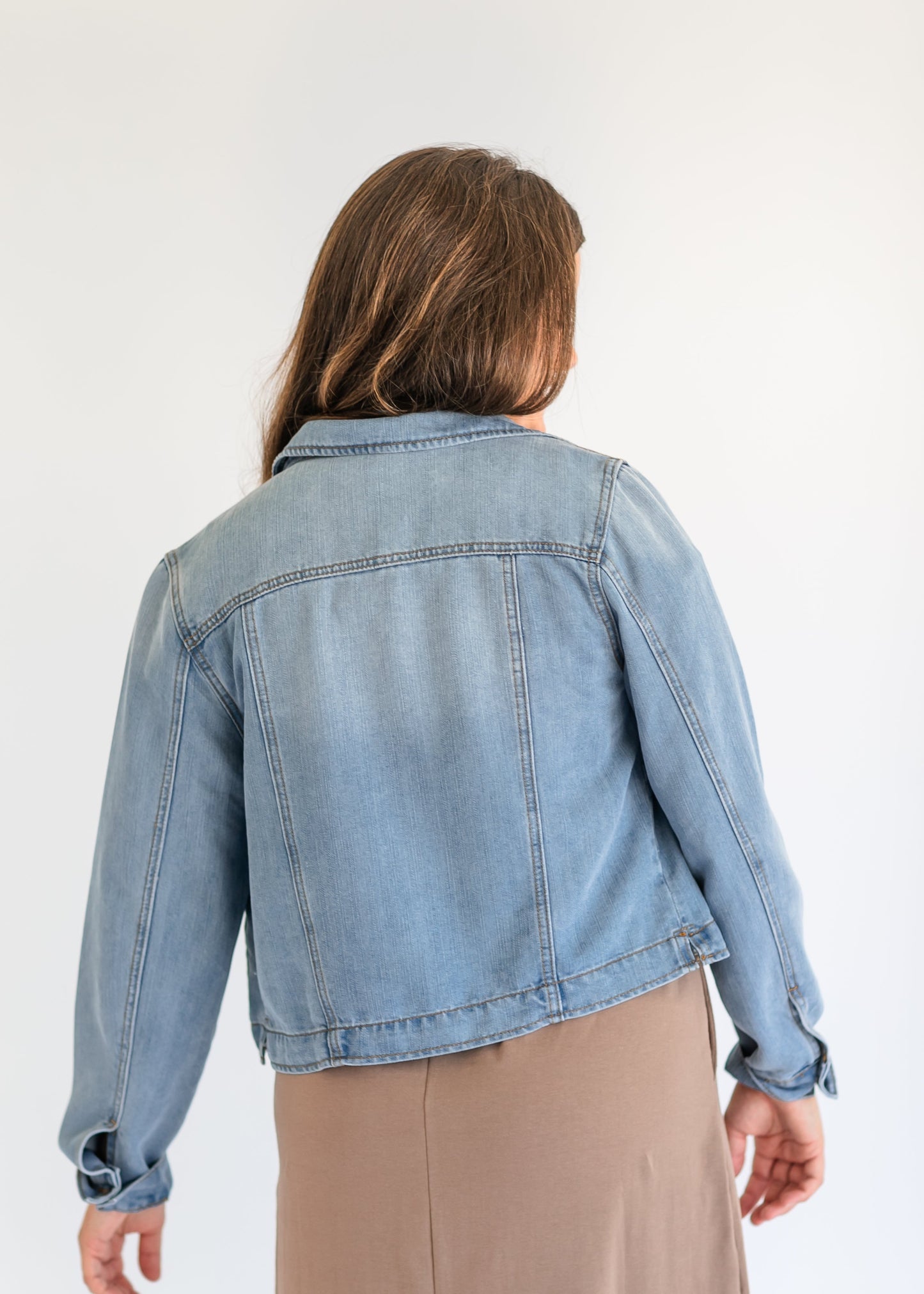 Shea Lightweight Denim Jacket IC Tops