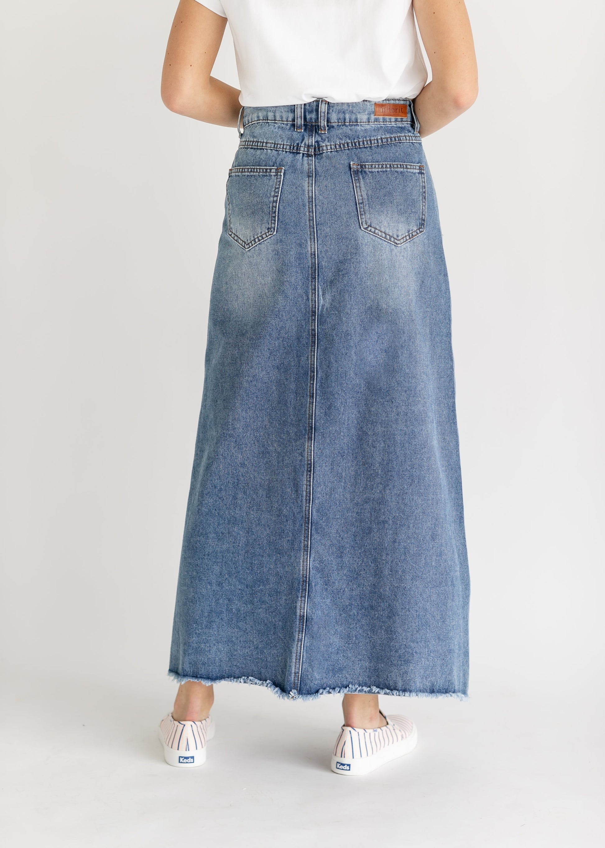 Shenoa Maxi Denim Skirt IC Skirts